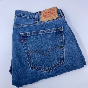 Levi’s 505 Straight Regular Fit Mens Denim/Jeans  Dk.‎ Medium Wash Size 38 X 30